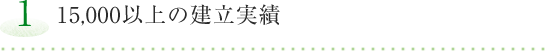 【1】13000基以上の建立実績
